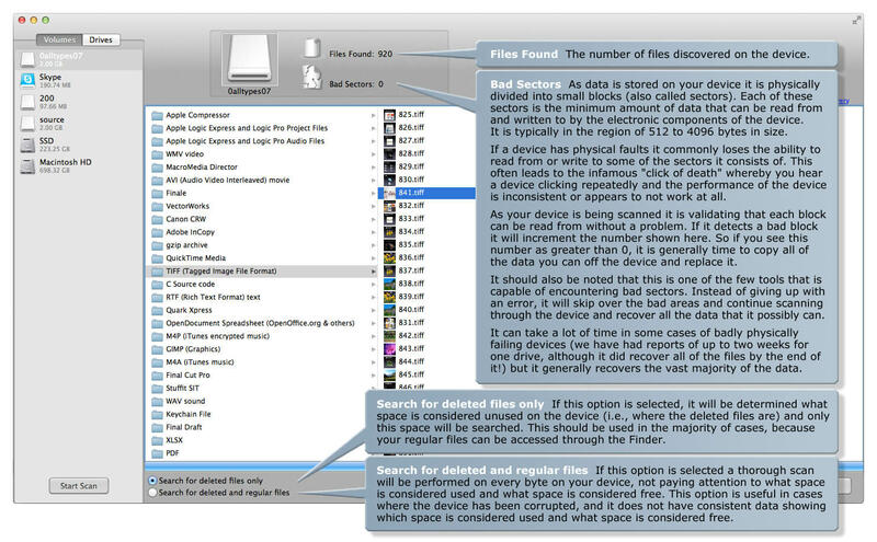 Mac Data Recovery Guru export options